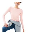 thumbnail image 1 of Camiseta básica Aeropostale para mujer rosa extragrande, 1 of 2