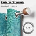 thumbnail image 2 of Outdoor Curtains for Patio Waterproof, Turquoise Boho Outdoor Privacy Panels Grommet, Oriental Abstract Motifs Traditional Bohemian Blackout Outside Curtains for Porch/Cabana 54"x108", 1 Panel, 2 of 8