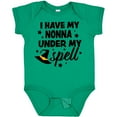 thumbnail image 3 of Inktastic I Have My Nonna Under My Spell with Cute Witch Hat Boys or Girls Baby Bodysuit, 3 of 5
