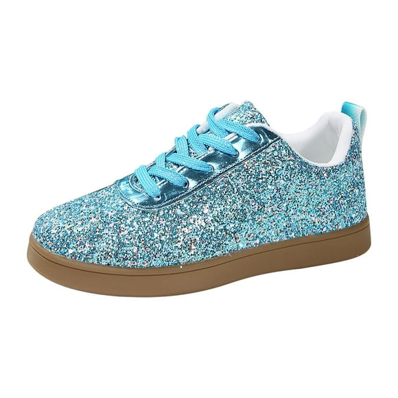 NOKIO Women’s Glitter Rhinestone Sneakers with Non-Slip Outsole, Fashionable Lightweight Breathable Walking Shoes for Casual Wear & Everyday Shine