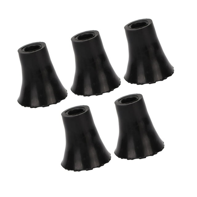 Walking Cane Tip, Keep Balance Walking Crutch Tips Prevent Slip Tire Texture For All Canes Orange,Black