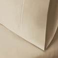 thumbnail image 2 of 400-Thread Count 100% Egyptian Cotton Elegant Solid Pillowcase Set Ivory / King, 2 of 3