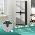 thumbnail image 2 of 68 Inch Plastic Storage Cabinet with Lockable  and Adjustable Shelves for Garage Office Utility, 2 of 8