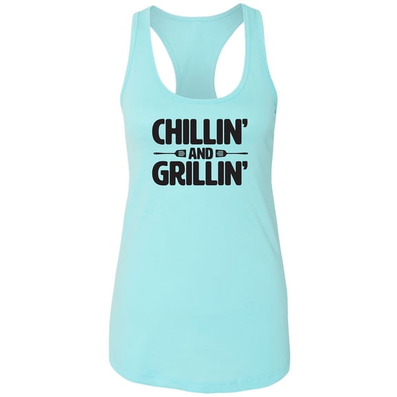 Chillin' And Grillin' Racerback Tank
