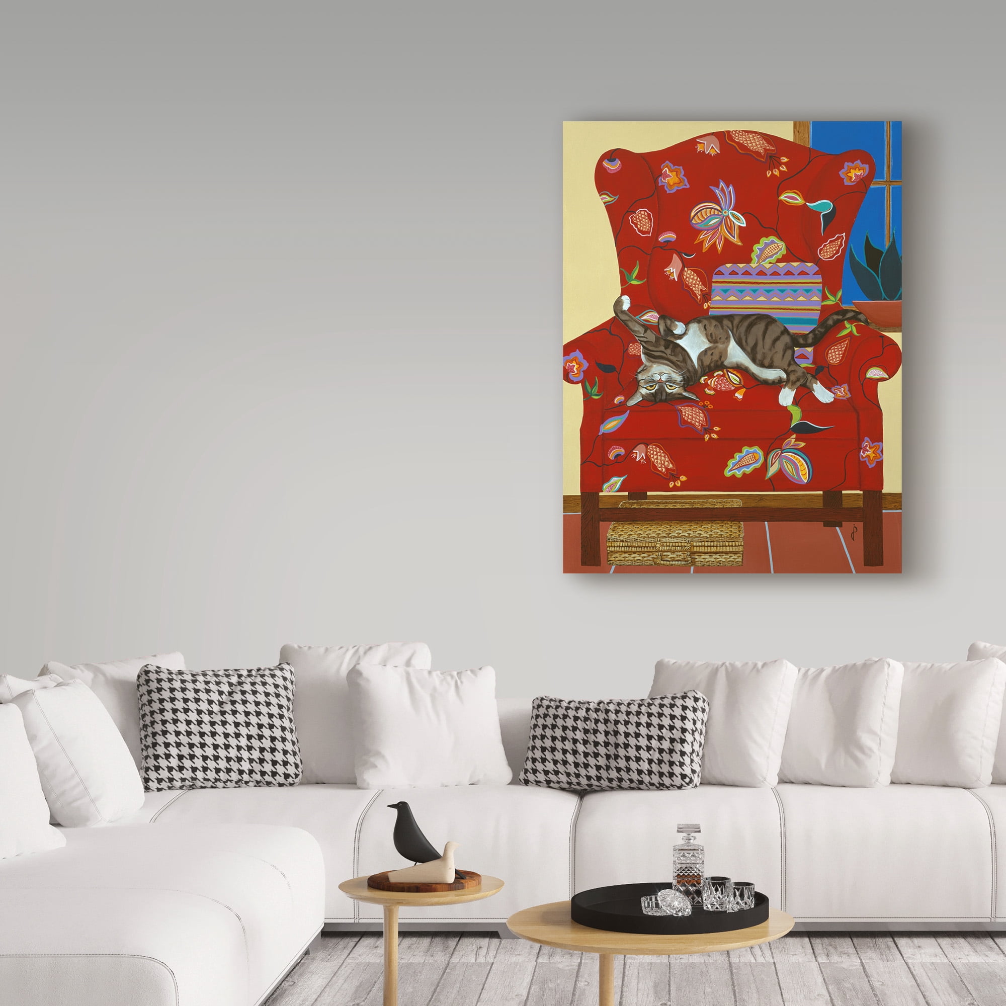 Trademark Fine Art 'A Lazy Afternoon' Canvas Art by Jan Panico