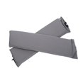 thumbnail image 1 of 1 Pair Zipper Design Arm Rest Covers Computer - Gray, as described, 1 of 6