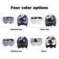 thumbnail image 3 of Universal Windproof 3-Snap Motorcycle Helmet Visor Front Flip Up Visor Wind Shield Lens Replacement for Motorcycle Helmet Sunglasses, 3 of 7