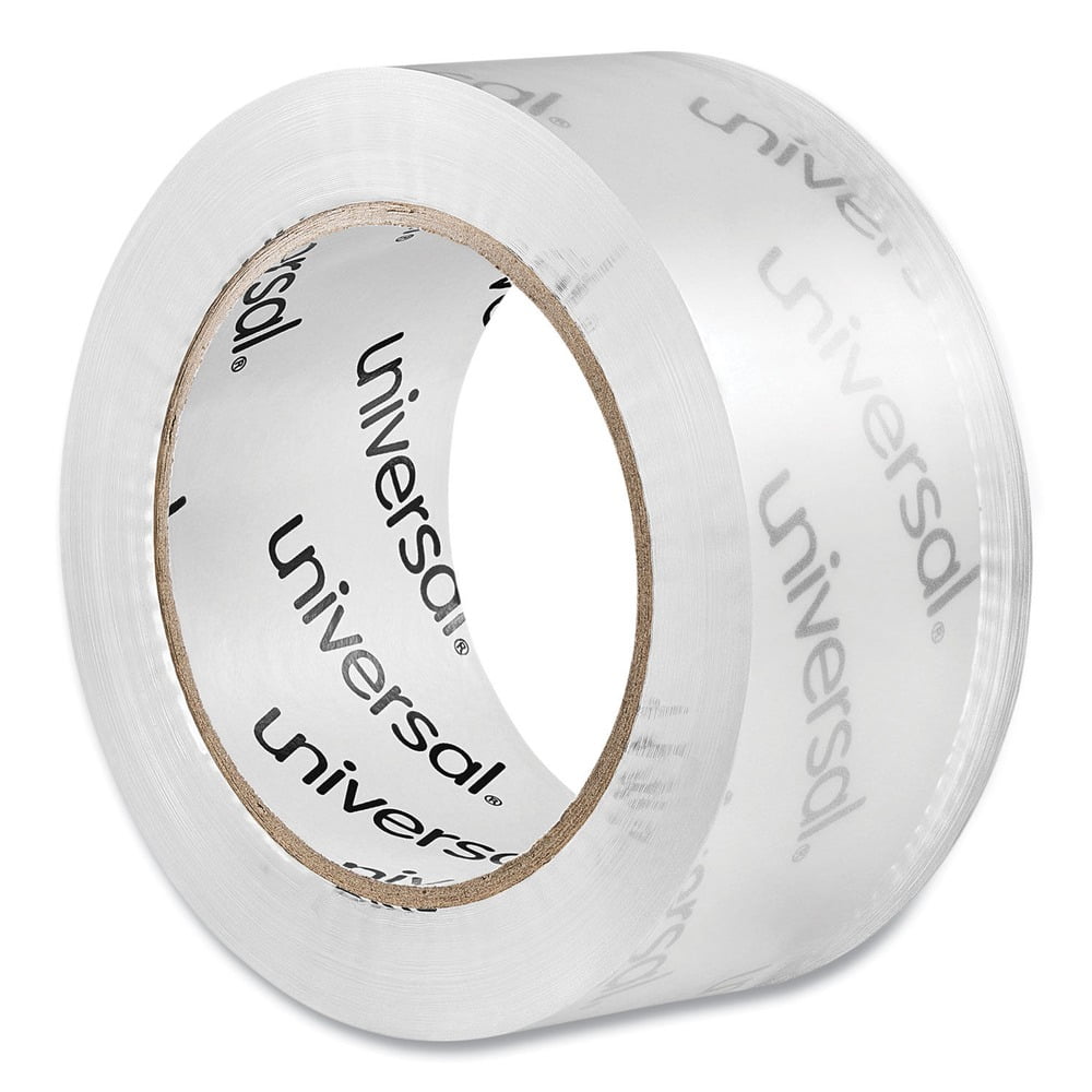 Universal UNV66100 3 in. Core 1.88 in. x 109 yds. Deluxe General-Purpose Acrylic Box Sealing Tape - Clear (12/Pack)