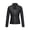 Black, variant on Women's Plus Size Faux Leather Jacket Graffiti Studded Rivet Punk Floral Moto Biker Coat