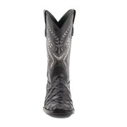 Ferrini Western Boots Mens Bronco Pirarucu Print Black 43393-04