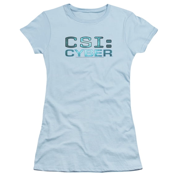 Csi: Cyber - Cyber Logo - Juniors Teen Girls Cap Sleeve Shirt - Large