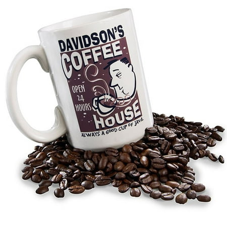 Personalized Coffee House Coffee Mug, 15 oz