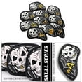 thumbnail image 4 of Xingzhi 10Pcs PU Leather Waterproof Iron Club Head Protector Golfer Gift  for Golf Covers, 4 of 6