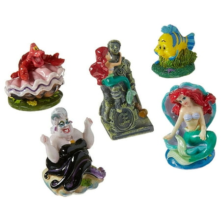 UPC: 0030172082740 | Penn-Plax Little Mermaid 5-Piece Mini Resin Ornaments for Aquariums