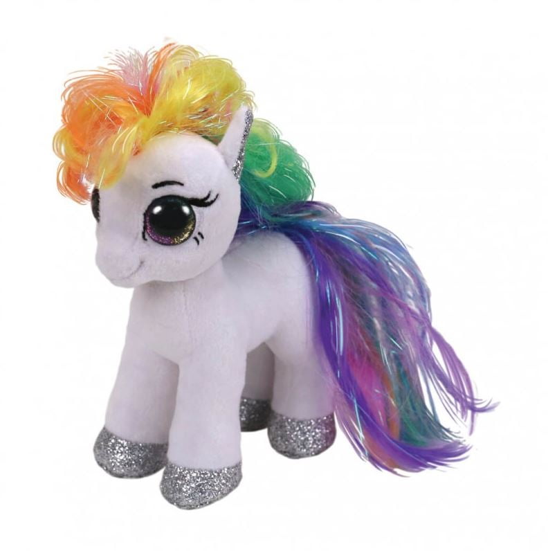 Details about   TY Beanie Boos NEW STARR the 6" White Pony Mint Tags 