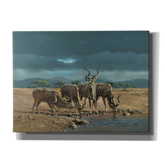Epic Graffiti 'Greater Kudus' by Harro Maass, Canvas Wall Art, 54"x40"