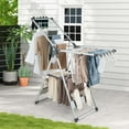 thumbnail image 4 of Costway 2-Layer Space-saving Aluminum Drying Rack Collapsible Clothes Drying Rack, 4 of 10