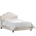 thumbnail image 1 of Skyline Furniture 832NB-BRLNNTLC Queen Nail Button Notched Headboard, Linen Talc, 1 of 1