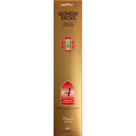 Gonesh Classic #4 Orchards & Vines Incense 20 Sticks