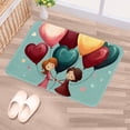 thumbnail image 5 of Valentine's Day Polyester Indoor/Door/Bath Rugs: Non-Slip, Machine Washable Mats, 5 of 6