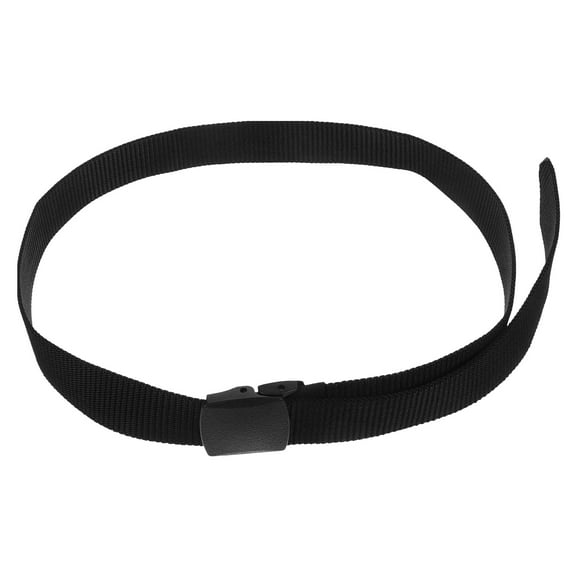 TOYMYTOY Youth Casual Belt Adjustable Nylon Belt 1Pack Black for Everyday Use