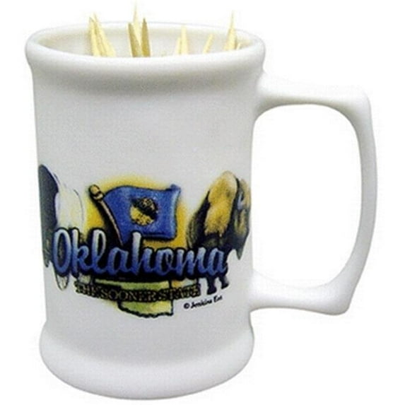 Bulk Buys Oklahoma Toothpick Holder - toothpicks not included - Case of 96