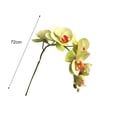 thumbnail image 5 of Artificial Flower Realistic Office Ornament Butterfly Orchid 7 Heads Fake Flower for Wedding, 5 of 7