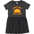 thumbnail image 3 of Inktastic Tacos Fall Apart Girls Toddler Dress, 3 of 5