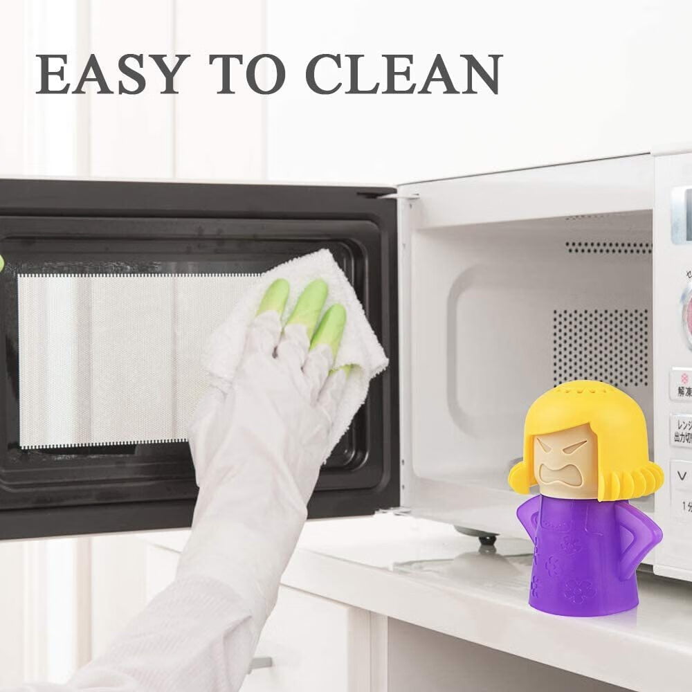 1Pcs Angry Mama Microwave Refrigerator Cleaning Deodorizer Oven Steam  Cleaner Creative Kitchen Utensils