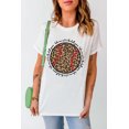 thumbnail image 2 of ABPHQTO Camiseta blanca para amantes de las pelotas con gráfico de béisbol Leoprad para mujer, 2 of 5