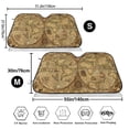 thumbnail image 3 of Balery World Map1 Print Car Windshield Sun Shade,Windshield Sunshade for Car Pickup Truck SUV Accessories-Medium, 3 of 7