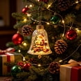 thumbnail image 4 of 2026 New Glowing Christmas Story Ornament, Light-Up Mini Holiday Scene, Warm LED Mini Christmas Decoration, Bell-Shaped Tree Hanging Ornaments, Xmas Tree Decorations Home Decor Gift for Family, 4 of 6