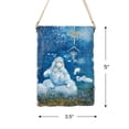 thumbnail image 5 of Roman Shepherd Boy with Sheep Hanging Plaque Christmas Ornament - 5", 5 of 6