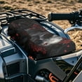 thumbnail image 3 of Uorisanigo 23×10 Inch ATV Seat Cover Protectors Bird Skull PrintFour Wheeler Seat Cover Waterproof Polyester, Universal Fit for Polaris Sportsman 400 500 850 1000 4 Wheeler, 3 of 7