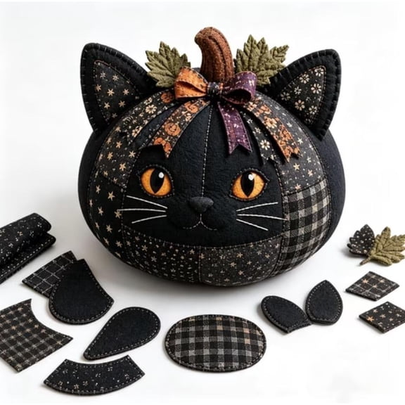 DIY Animal Pumpkin Sewing Kit Easy Prep Sewing Set For Adding Handmade Warmth To Your Fall Home Atmosphere