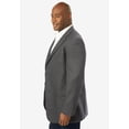 thumbnail image 3 of KingSize Men's Big & Tall Easy Movement Two-Button Jacket, 3 of 6