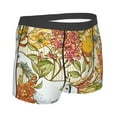 thumbnail image 3 of Disketp Ducks And Flowers Men'S Boxer Briefs,Soft And Breathable Cotton Underwear With Comfortflex Waistband, 3 of 8