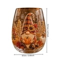 thumbnail image 3 of Autumn Harvest Glass Cup Fall Drinking Glasses Coffee Mugs ,Fall Drinking Glasses,Pumpkin & High Mountain Cattle Design, Juice Glasses, Wine Cups, Halloween Thanksgiving Decor Gift, 3 of 7