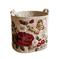 thumbnail image 5 of Quilted Laundry Basket with Handles, Large Fabric Storage Hampers, Foldable Designs for Socks, Cloth,Pant, 5 of 7
