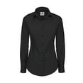 thumbnail image 1 of B&C- Camisa de manga larga Black tie para mujer (Negro), 1 of 1