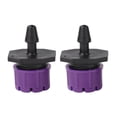 thumbnail image 1 of Peggybuy 100pcs Adjustable Water Dropper Irrigation Hose Drip Head (Purple), 1 of 9