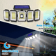 thumbnail image 4 of Lámpara Solar Para Exterior Recargable Luz Solar 300 Leds, 4 of 5