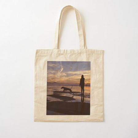 Biarritz Variant 2 Canvas Tote Bags, Reusable Shopping Bag