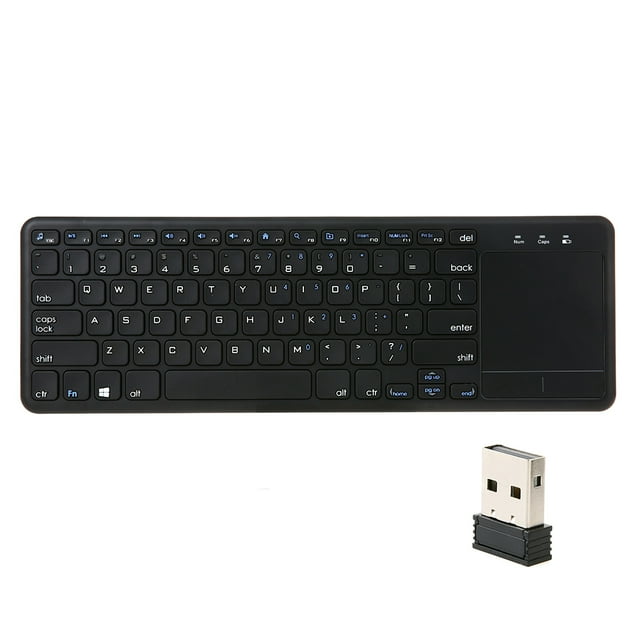 2.4G Wireless Touchpad Keyboard Multi-touch Ultra-slim with USB for Android Smart TV Computers Ladtops Desktops