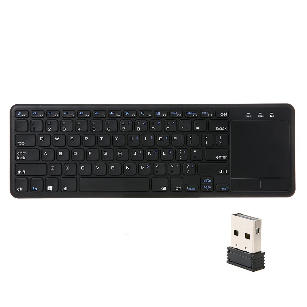 2.4G Wireless Touchpad Keyboard Multitouch Ultraslim with USB Receiver for Android Smart TV