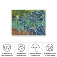 thumbnail image 3 of Vincent van Gogh 'Irises, 1889' Outdoor All-Weather Wall Decor, 3 of 3