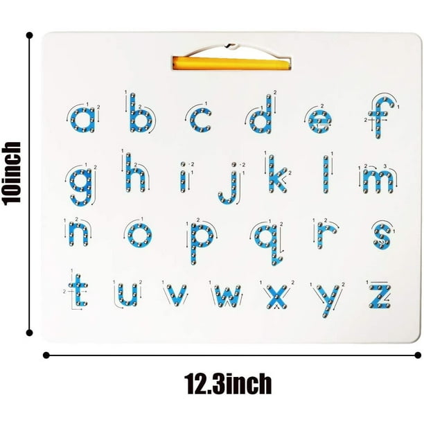 Lettres de l'alphabet magnétiques pour enfants, autocollants de