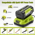 thumbnail image 4 of Kit de cargador de batería Amityke 40V 4.0Ah de ion de litio, 4 of 8