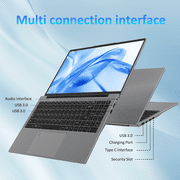Auusda 16 Business Laptop, Win11 Pro Home Computer,Core i3, 16GB RAM 512GB SSD, 1920×1200 Resolution, Backlit Keyboard, Fingerprint Unlock, Silver
