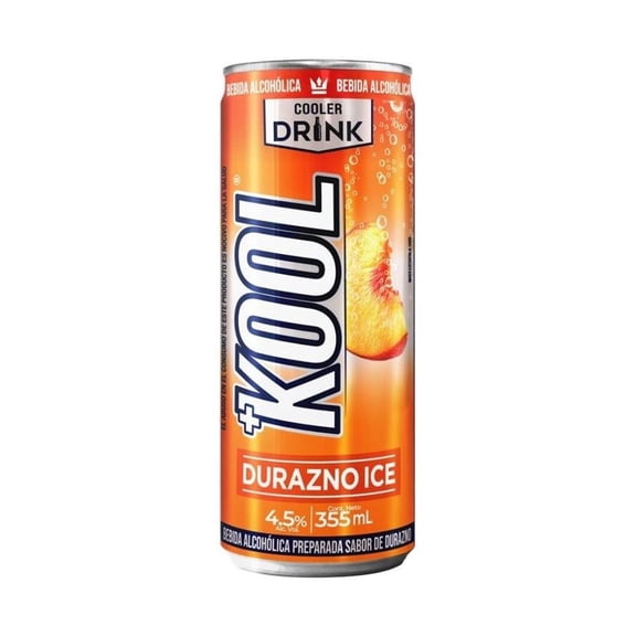 Bebida alcohólica preparada Kool durazno 355ml